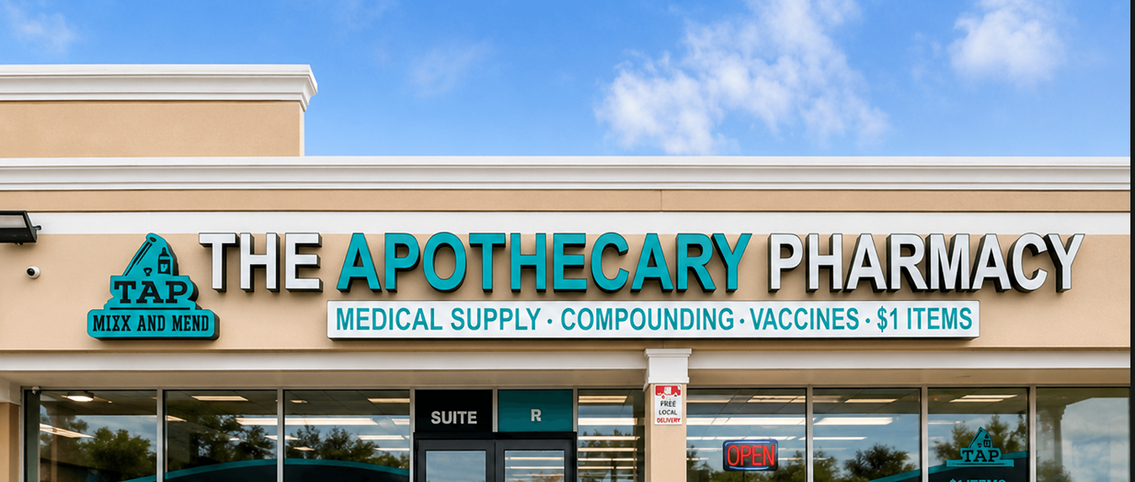 The Apothecary Pharmacy & Compounding storefront in Stafford, Texas